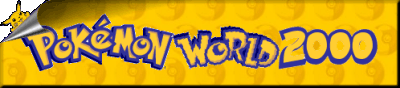 Logo Pokmon World 2000